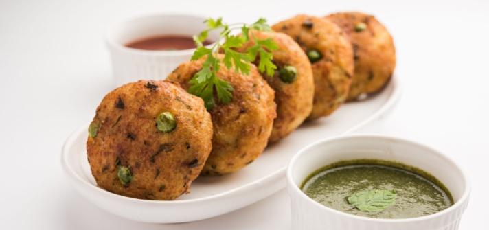 Makhana tikki (cutlet)