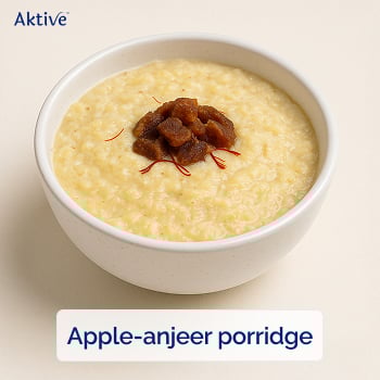 Apple-anjeer porridge