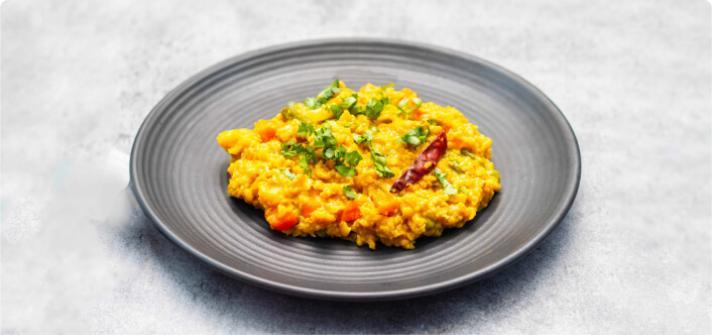 Chia seeds khichdi (with daliya)