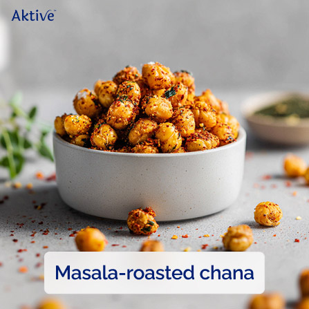 Masala-roasted chana
