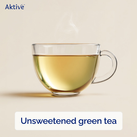 A cup of refreshing green tea