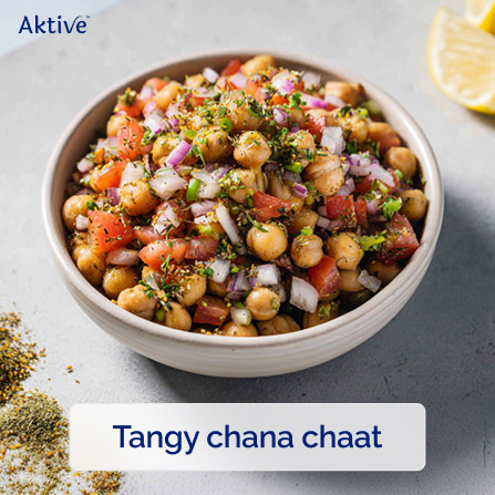 Tangy chana chaat