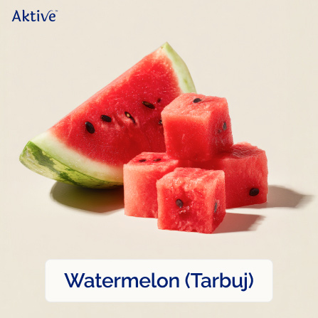 Fresh watermelon slices