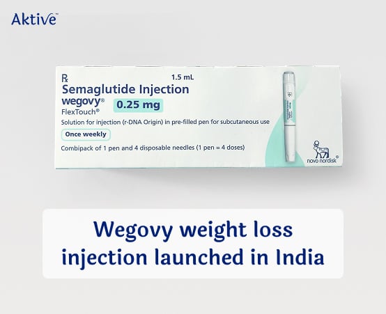 Wegovy packaging boxes 0.25 mg and 2.4 mg with pre filled injection pens